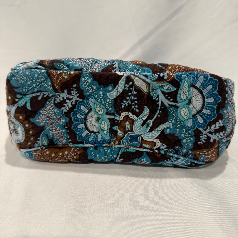 Vera Bradley Maggie Small Tote Shoulder Bag Retired Java Blue Pattern - Picture 5 of 7